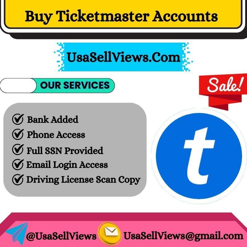 Buy Ticketmaster Accounts